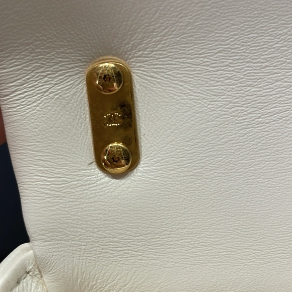 Authentic Chanel Small Flap Funky Town Bag Chunky Shoulder Strap in White - Picture 7 of 12